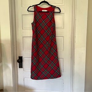 Vineyard Vines Red Plaid Mini Dress